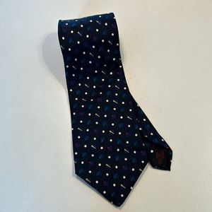 CHAPS silk golf tie